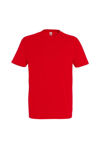 SOLS Mens Imperial Heavyweight Short Sleeve T-Shirt - Red