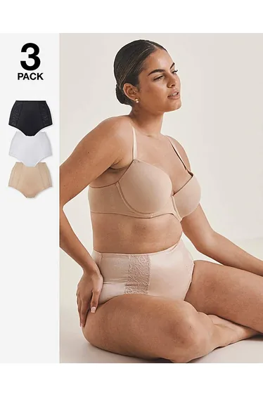 MAGISCULPT 3 Pk Midi Firm Control Briefs