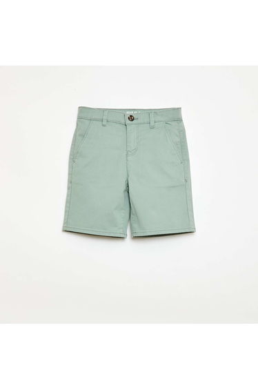 Twill Chino Bermuda Shorts BLUE