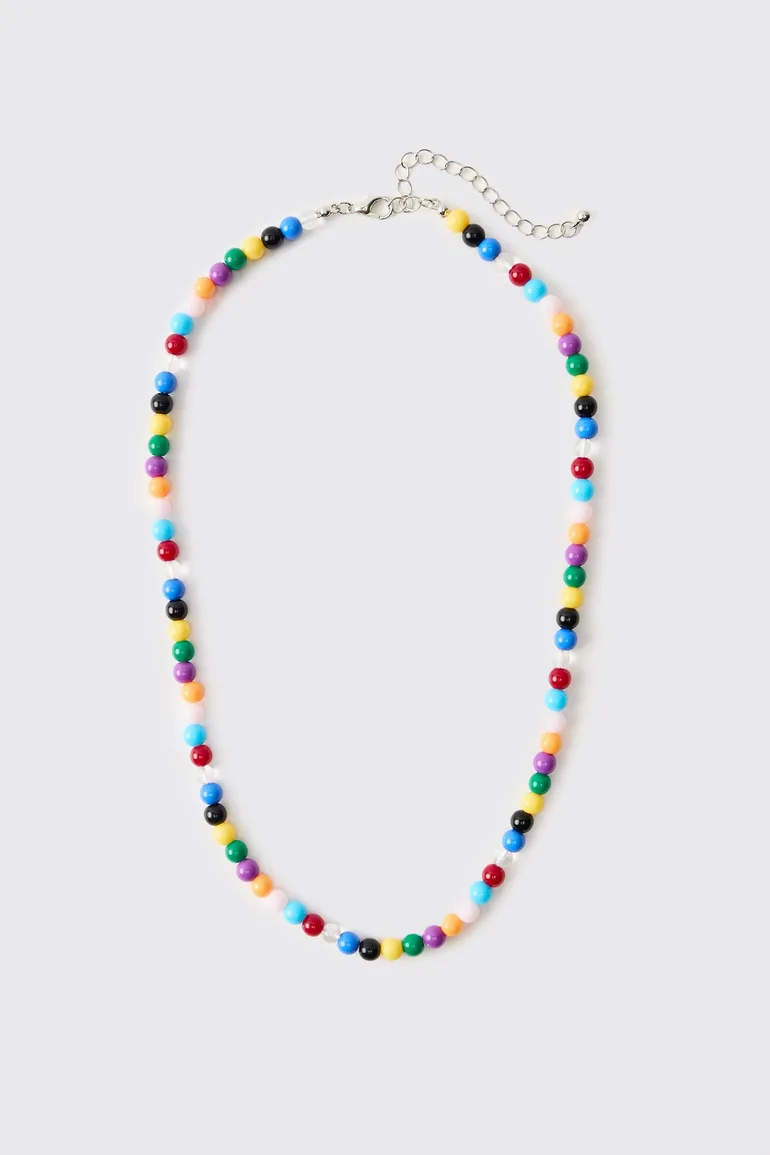 Multi Beaded Necklace - multi