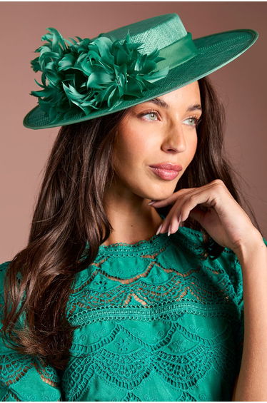 Lisa Tan Floral Detail Boater
