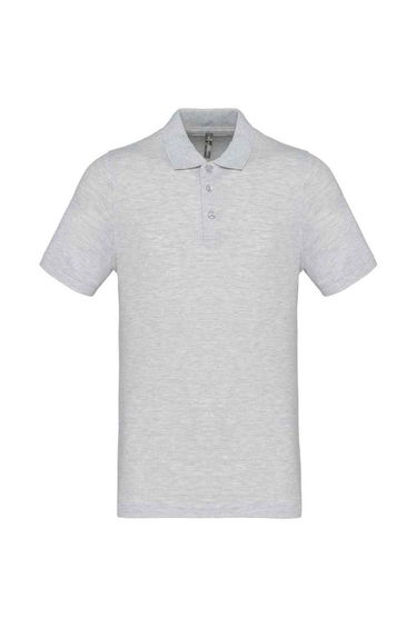 Kariban Mens Pique Polo Shirt - Ash Heather
