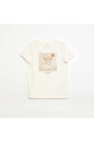 Printed Message T-Shirt WHITE