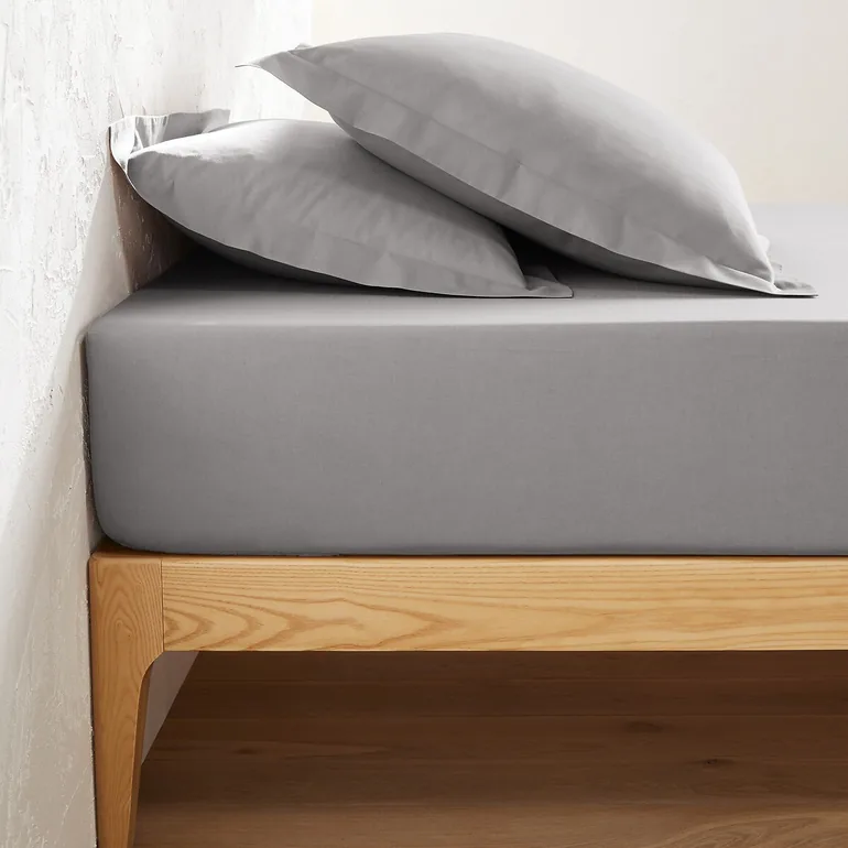 شرشف سرير بولي قطن بحواف مطاطية - 2