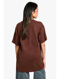 Paris France 2006 Oversized T-Shirt - chocolate - 2