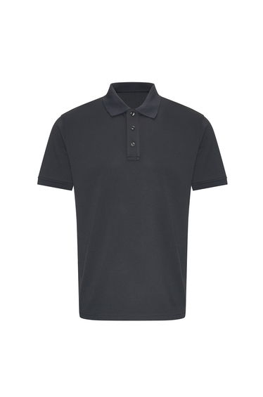 PRO RTX Mens Pro Wicking Polo Shirt - Solid Grey