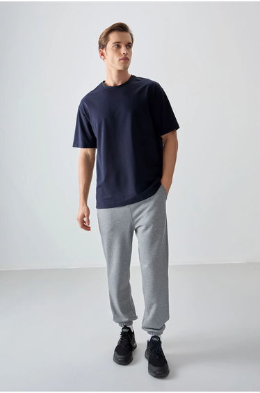TOMMY Oversized Cotton Blend Crew Neck T-Shirt