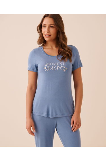 Berry Print Soft Jersey T-shirt