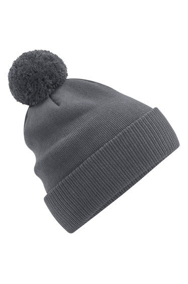 Beechfield Unisex Adult Snowstar Organic Cotton Beanie - Graphite Grey