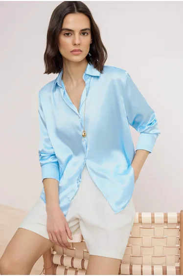 Shirt - Blue - Oversize