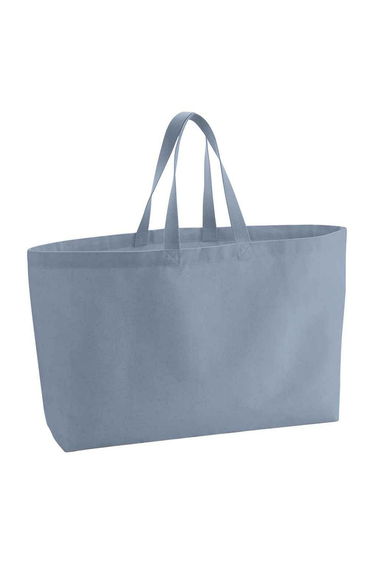 Westford Mill Canvas Oversized Tote Bag - Dusty Blue