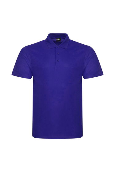 PRO RTX Mens Pro Pique Polo Shirt - Purple