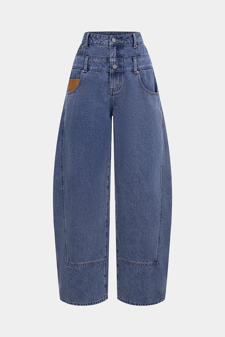 Denim Seamdetail High Waist Jeans