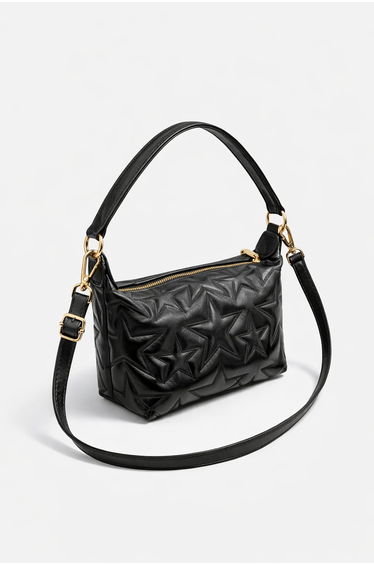 Star Patterned Women's Shoulder & Crossbody Bag – Stylish Daily Use