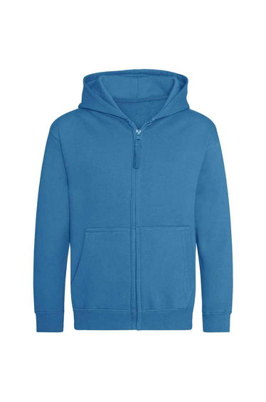 AWDis Cool Childrens/Kids Zoodie Full Zip Hoodie - Sapphire Blue