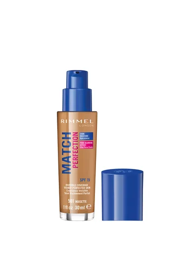 Rimmel London, Match Perfection Foundation, 501 Noisette
