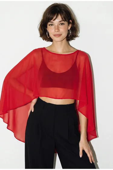 LUCCI Women's Polyester Elastane Blouse