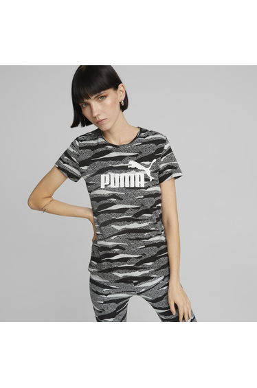 ESS+ Animal AOP Tee Puma Black