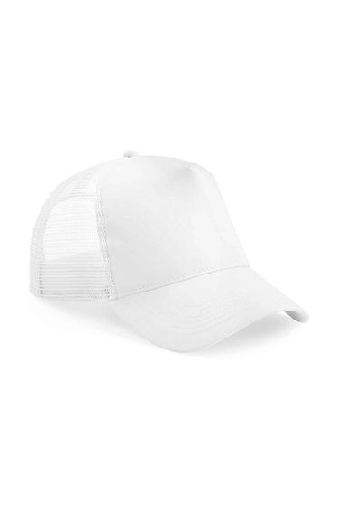 Beechfield Childrens/Kids Trucker Cap - White
