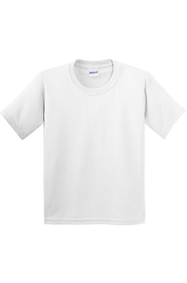 Gildan Childrens Unisex Soft Style T-Shirt - White