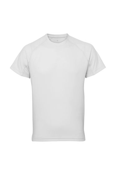 Tri Dri Mens Panelled Short Sleeve T-Shirt - White
