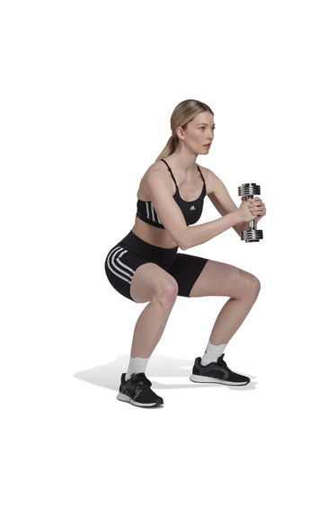 Training Essentials 3-Stripes High-Waisted Short Leggings