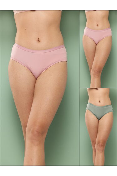 Pack of 2 - Solid Hipster Briefs