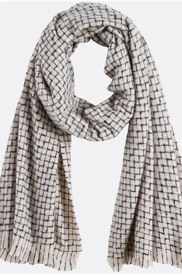 Checked Scarf