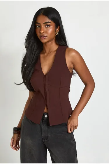 Bengaline Hook and Eye Waistcoat