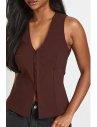 Bengaline Hook and Eye Waistcoat - 3