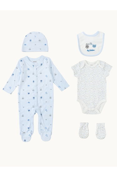5-Piece Little Laughs Baby Outfit Set