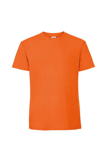 Fruit Of The Loom Mens Iconic 195 Ringspun Premium Tshirt - Orange