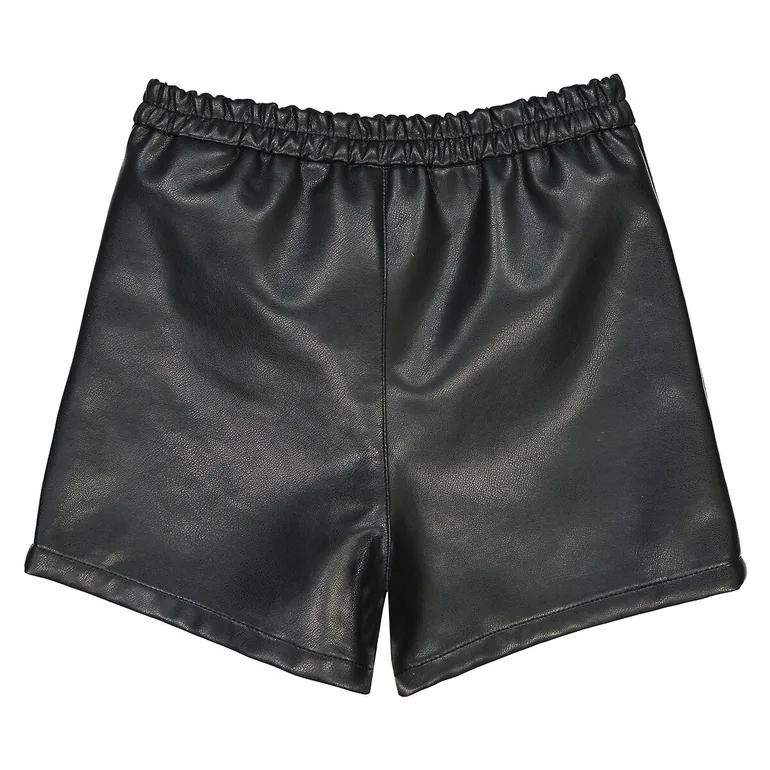 Faux Leather Shorts - 3