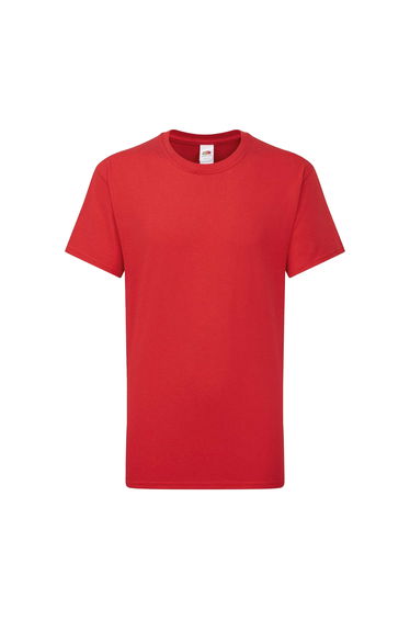 Fruit of the Loom Childrens/Kids Iconic 195 T-Shirt - Red