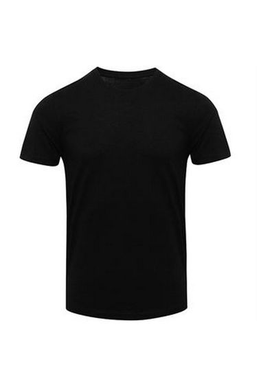 AWDis Mens Tri Blend T Shirt - Solid Black