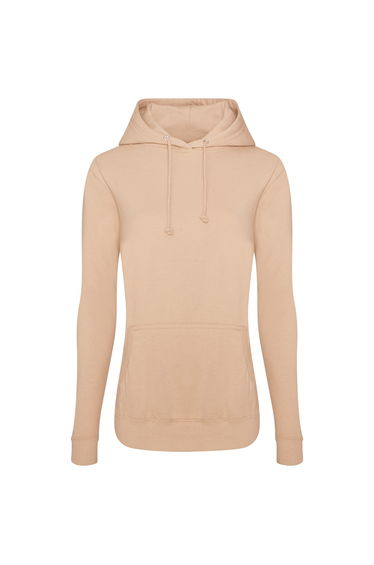 AWDis Womens/Ladies Girlie College Hoodie - Cream