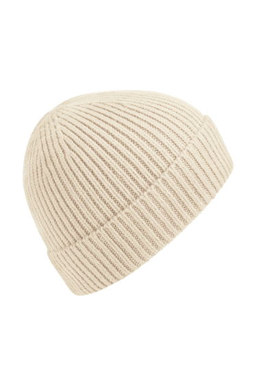 Beechfield Engineered Knit Ribbed Beanie - Oatmeal