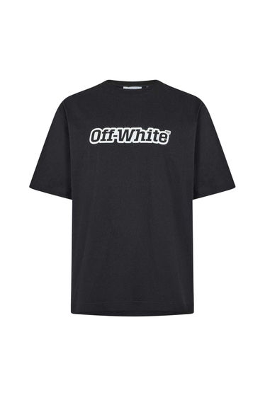 Off White Mens Outline Skate T-Shirt - Black/White
