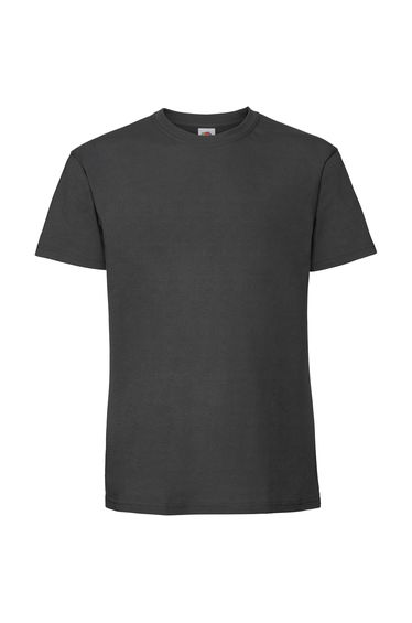 Fruit Of The Loom Mens Iconic 195 Ringspun Premium Tshirt - Light Graphite