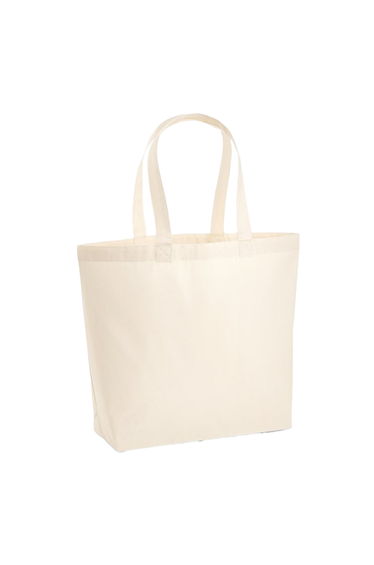 Westford Mill Premium Cotton Maxi Tote Bag - Natural