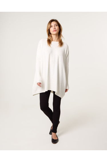 Scattered Embellished Knit Jumper