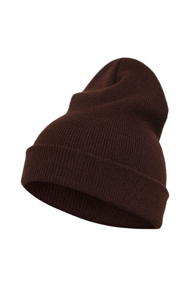 Yupoong Flexfit Unisex Heavyweight Long Beanie Winter Hat - Brown