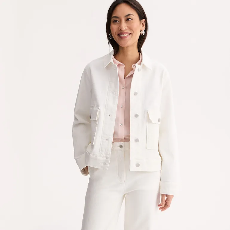 Loose Fit Denim Jacket - 1