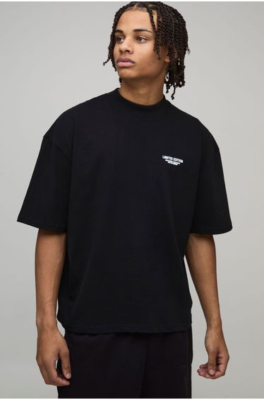 Oversized Boxy Limited Edition T-Shirt - black