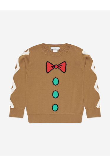 Boys Knitted Jumper in Brown