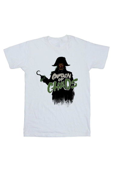 Peter Pan And Wendy Girls Captain Of Chaos Cotton T-Shirt - White