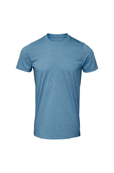 Gildan Mens Soft Style Ringspun T Shirt - Dark Heather