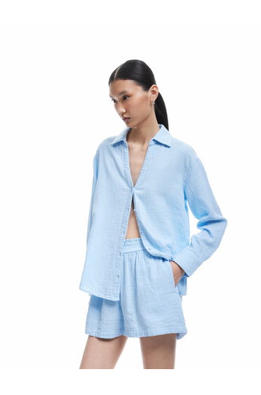 Oversize Muslin Shirt