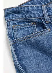 Wave Leg High Waist Barrel Jeans - 2