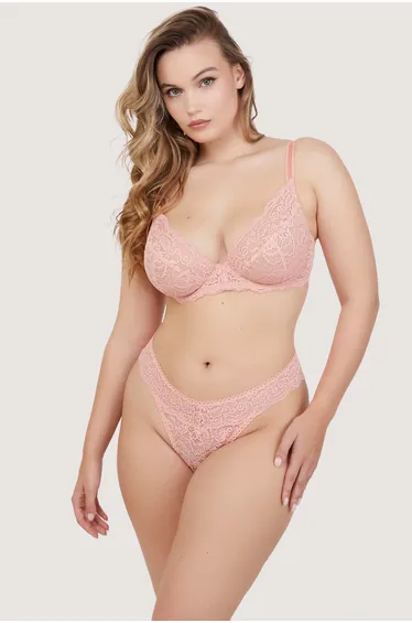 Ariana Coral Everyday Comfort Lace Thong